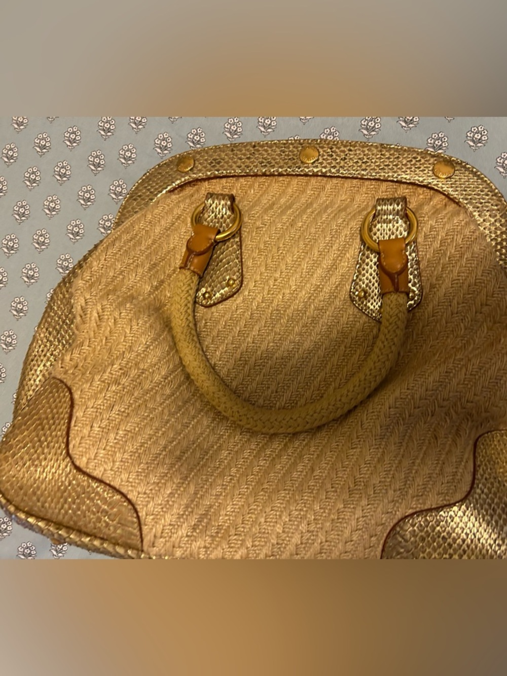 Prada Woven Satchel - Picture 5 of 10